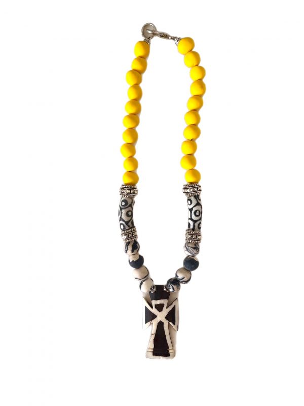 handmade necklace made in rwanda