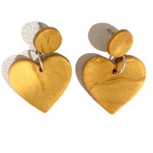 Happy Hearts of Gold Earrings