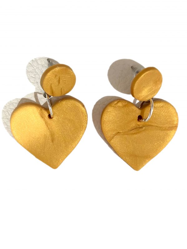 Happy Hearts of Gold Earrings