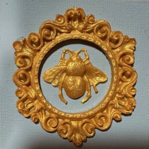 Queen Bee on Blue
